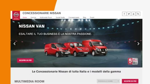 Nissan Home Website
